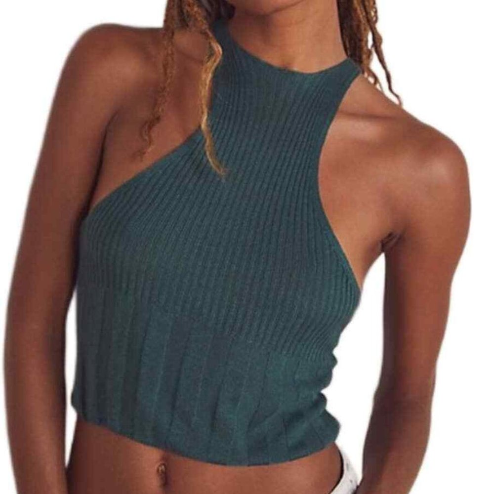 NWOT Free People Switch It Up Tank in Green Balsam Size Small